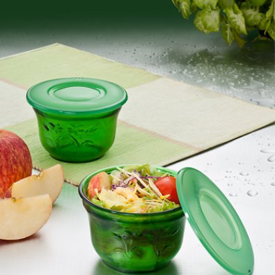 super C-86B C-86B 密封翠玉玻璃碗(2入)